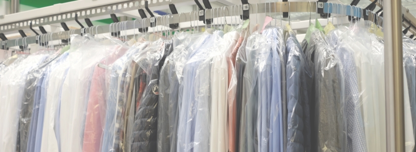 Dry cleaning rack